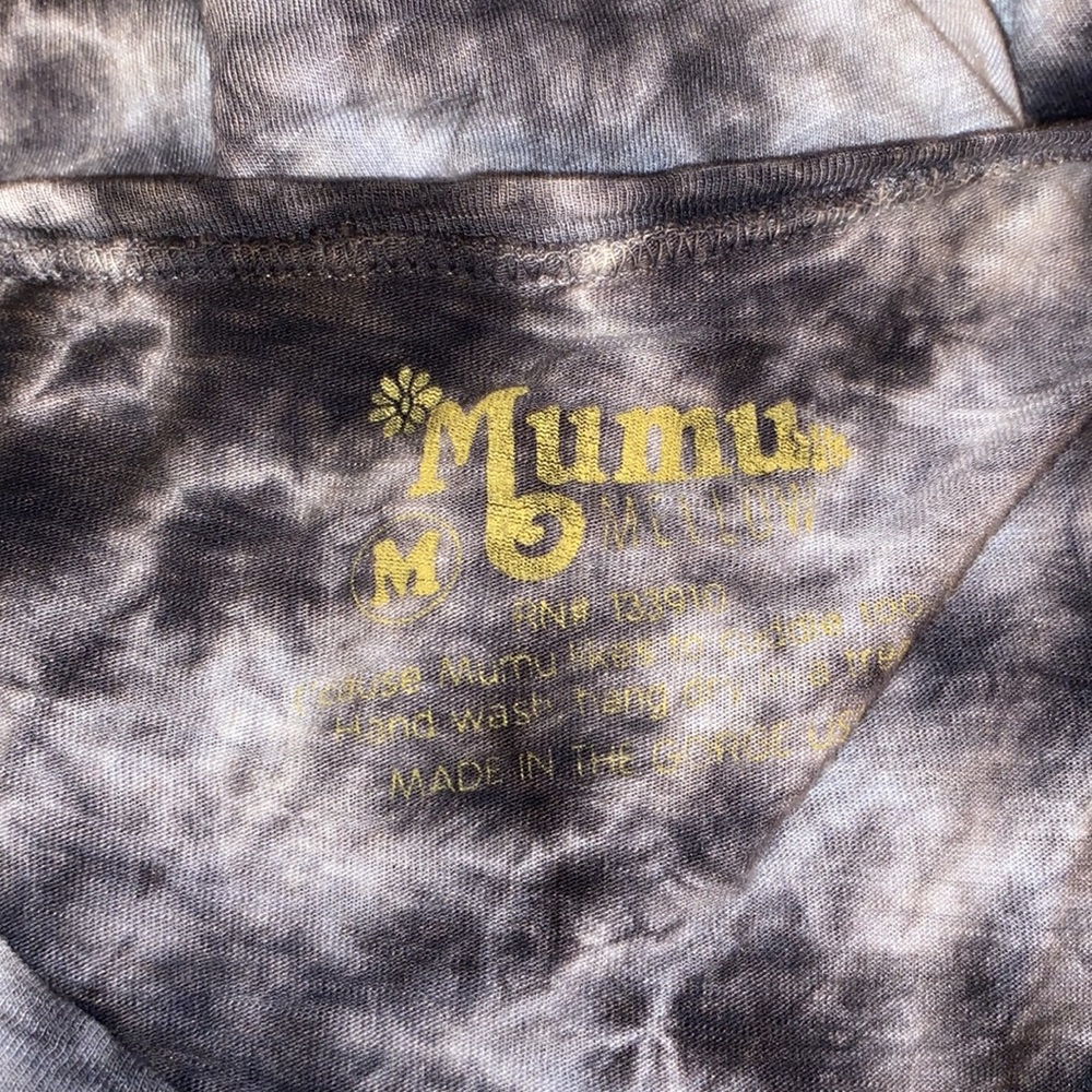 Show Me Your MuMu Mellow Tie Dye Swing Mini Dress Tunic Blouse Top - Picture 4 of 6